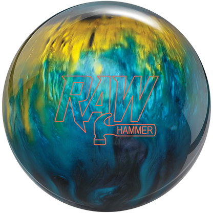 Hammer Raw Smoke/Blue/Gold Bowling Ball