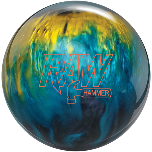 Hammer Raw Smoke/Blue/Gold Bowling Ball