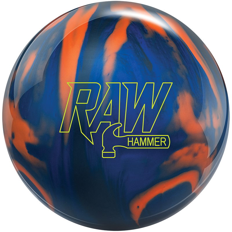 Hammer Raw Blue/Black/Orange Bowling Ball