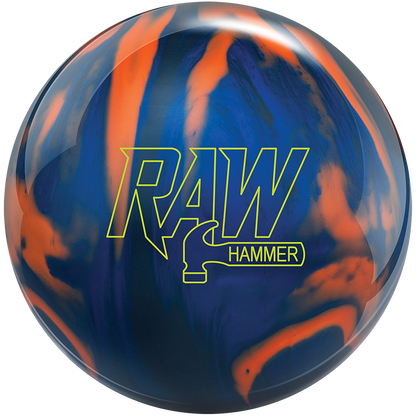 Hammer Raw Blue/Black/Orange Bowling Ball