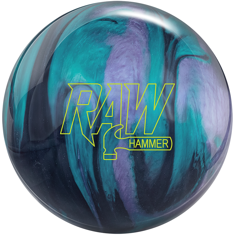 Hammer Raw Black/Purple/Teal Bowling Ball