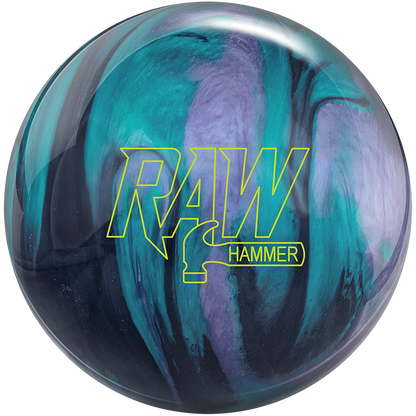 Hammer Raw Black/Purple/Teal Bowling Ball