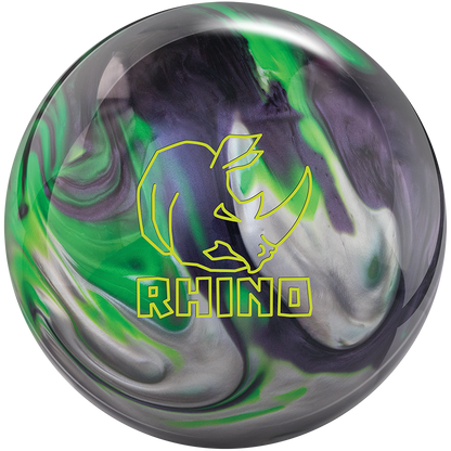 Brunswick Rhino - Carbon / Lime / Silver Bowling Ball