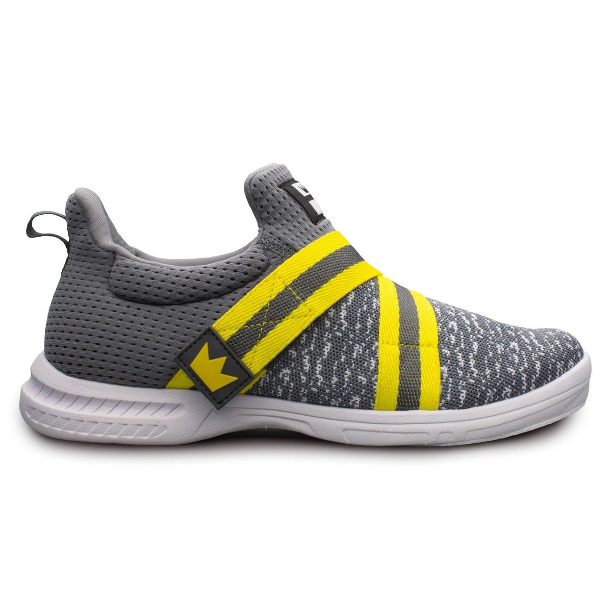 Brunswick Slingshot Grey/Yellow Mens Bowling Shoe
