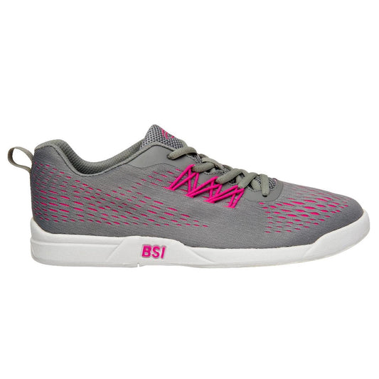 BSI 931 Womens Grey/Pink Bowling Shoes