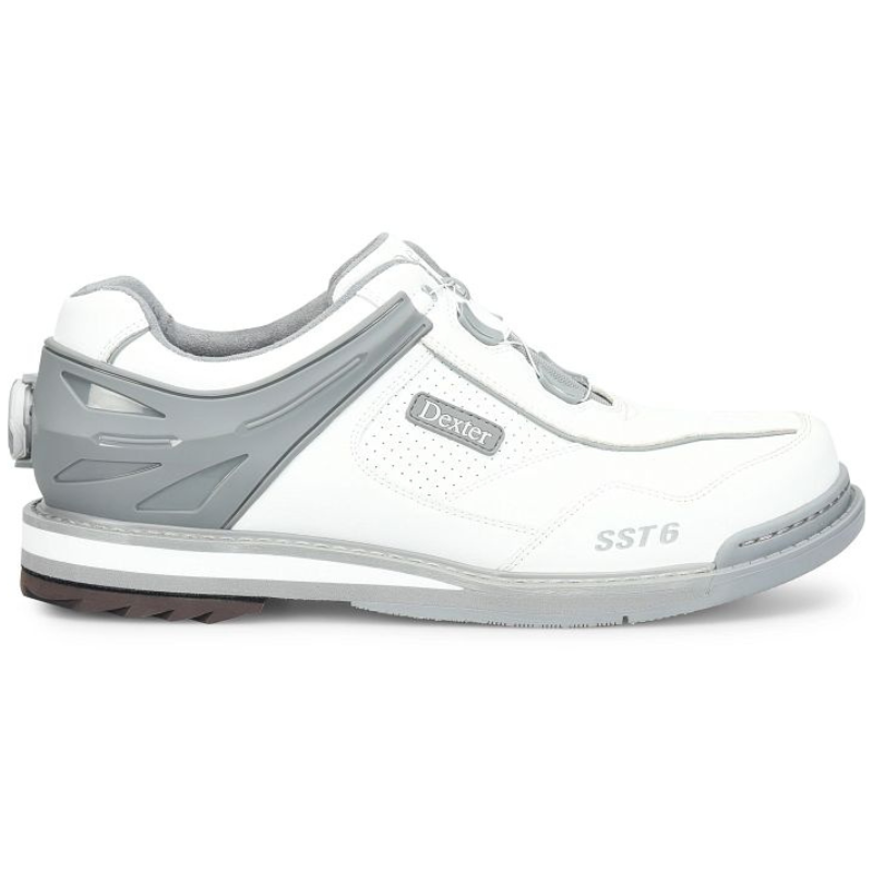 Dexter SST 6 Hybrid BOA White/Grey Mens Bowling Shoe