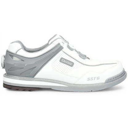 Dexter SST 6 Hybrid BOA White/Grey Mens Bowling Shoe