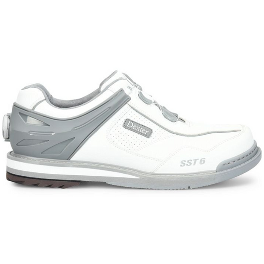 Dexter SST 6 Hybrid BOA White/Grey Mens Bowling Shoe