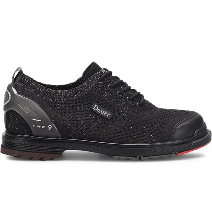 Dexter T.H.E 9 Knit ST Black/Silver Women's Bowling Shoes