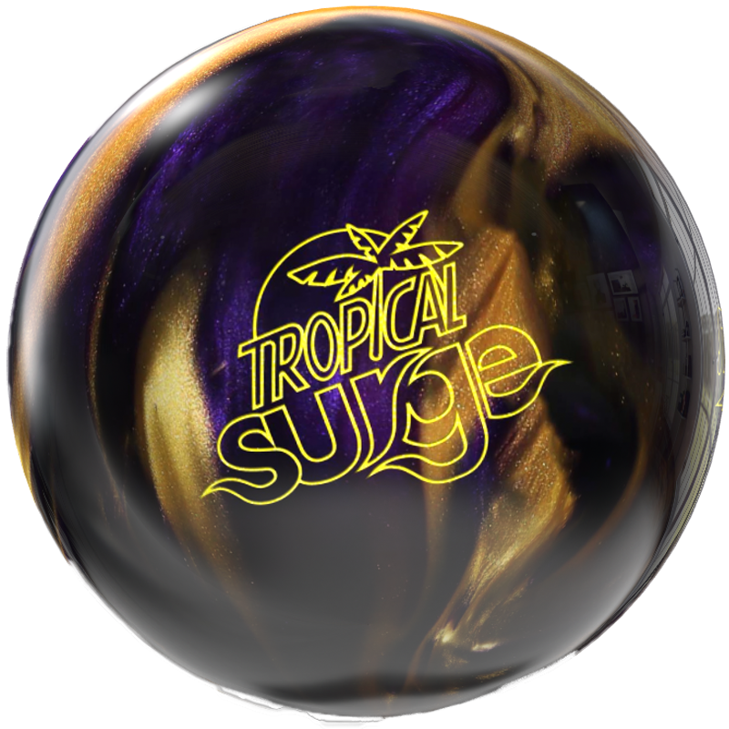 Storm Tropical Surge Purple / Gold Pearl Bowling Ball