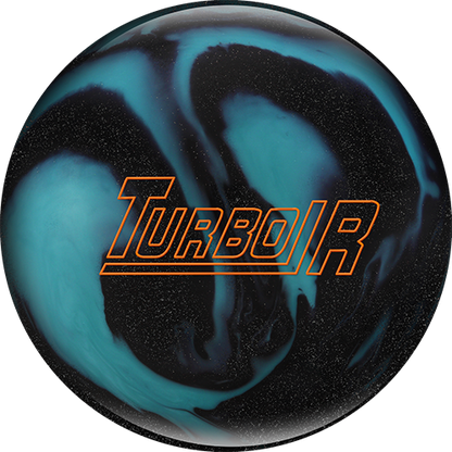 Ebonite Turbo/R - Black Sparkle / Aqua