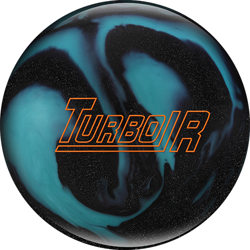 Ebonite Turbo/R - Black Sparkle / Aqua