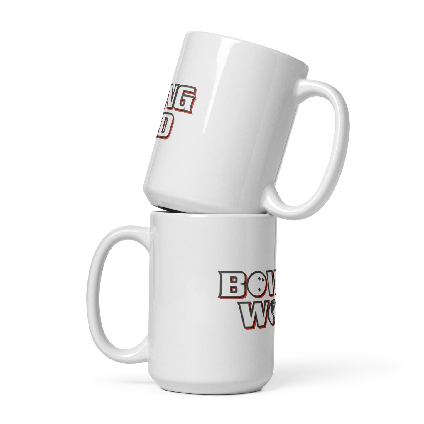 Bowling World White Glossy Mug