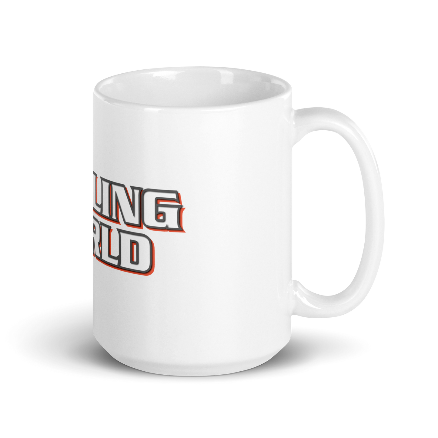 Bowling World White Glossy Mug