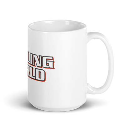 Bowling World White Glossy Mug