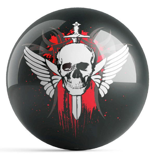 Winged Skull OTB Bowling Ball