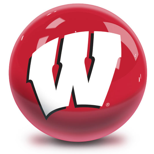 NCAA - University of Wisconsin OTB Logo Bowling Ball