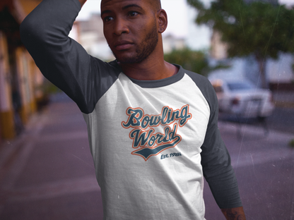 Bowling World 3/4 Sleeve Raglan Shirt